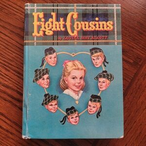 Eight Cousins Vintage Book MCMLV 1950. Louisa May Alcott. Whitman.